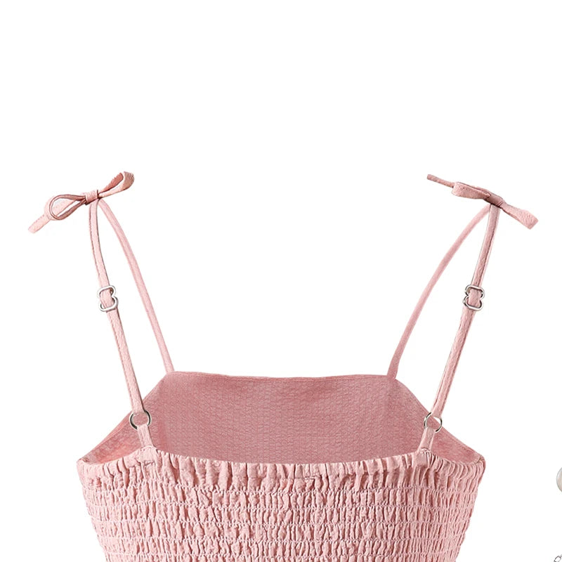 Kids Set Pink Tiered Sling Princess Dress Sweet Style Tween Girls Dress Birthday Party Dress The Clothing Company Sydney