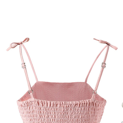 Kids Set Pink Tiered Sling Princess Dress Sweet Style Tween Girls Dress Birthday Party Dress The Clothing Company Sydney