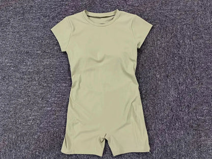 Backless Jumpsuit Gym Workout Yoga Women's Dance Fitness One Piece Sports Jumpsuit With Pads Playsuit - The Clothing Company Sydney