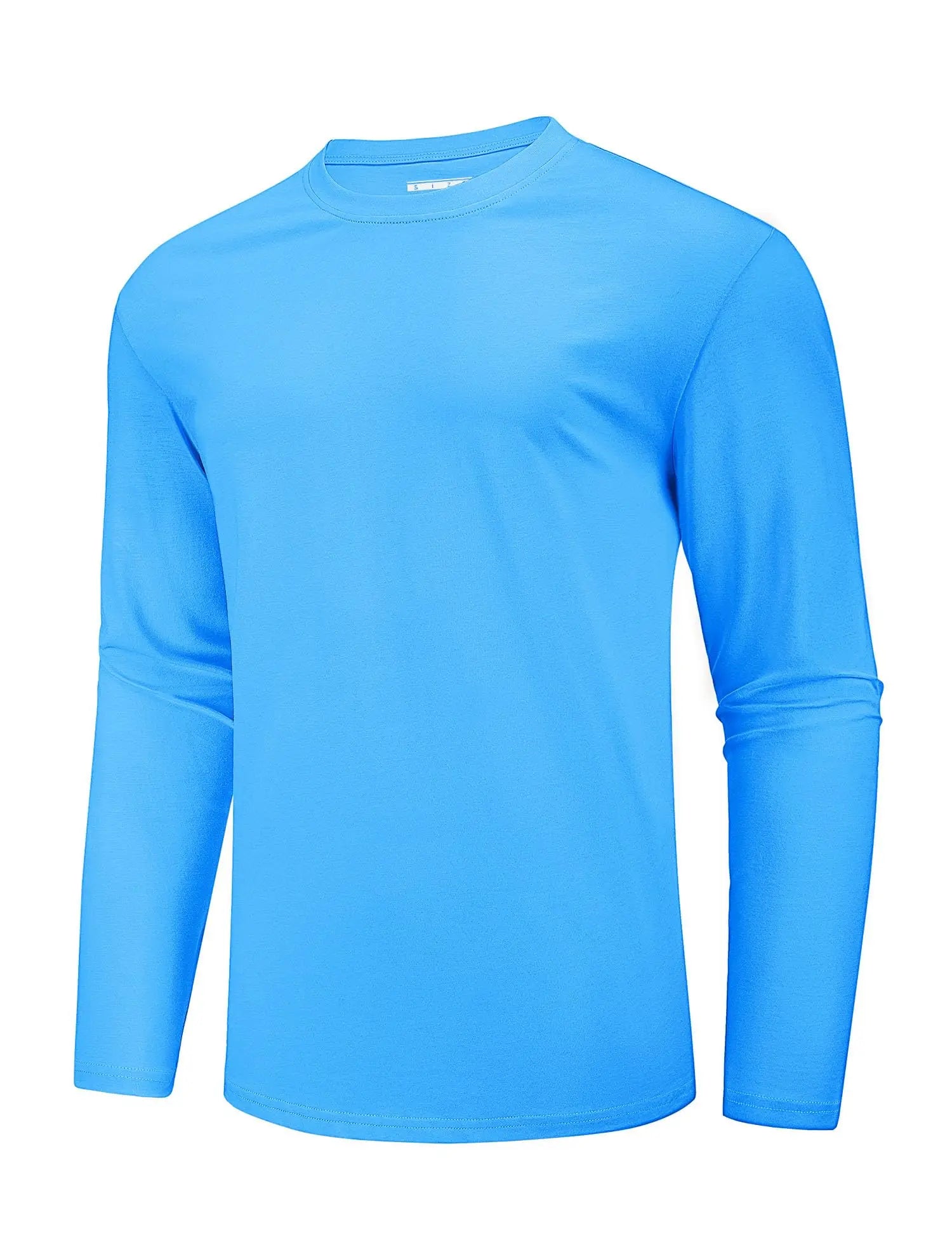 Long Sleeve Cotton T-shirt Mens Breathable Moisture Absorbing Casual T-shirt Spring Pullover Crew Neck Basic Tee Top The Clothing Company Sydney