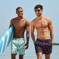 Summer Mens Swim Shorts Beach Quick Dry Printing Swimsuit Plus Size Mesh Liner Surfing Gym Board Shorts
