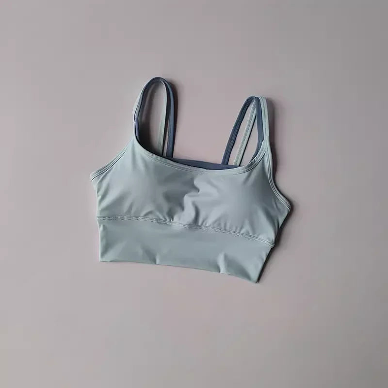 Shockproof Sports Bra Womens Slim Elastic Fitness Underwear  Gym Breathable Yoga Crop Top Sportswear The Clothing Company Sydney