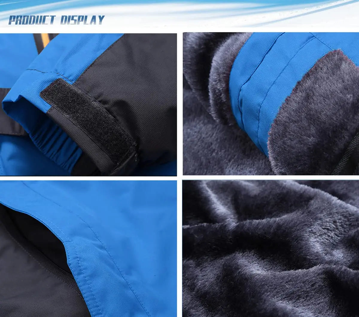 Winter Fleece Lining Parka Waterproof Men's Ski Snowboard Jackets Windproof Removable Hoodie Coats Casual Windbreaker - The Clothing Company Sydney