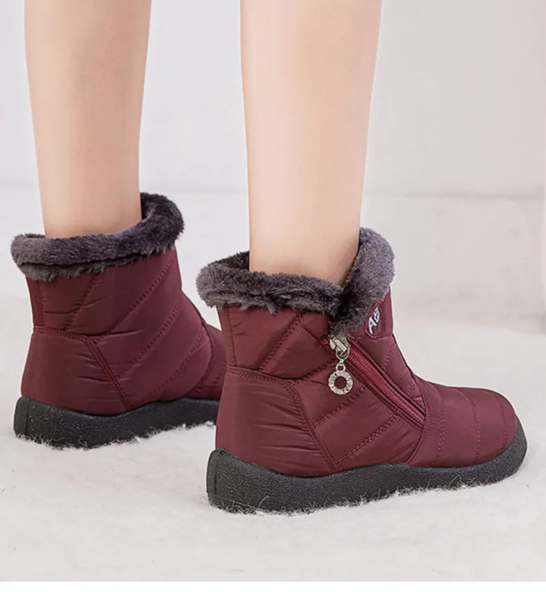 Women's Ankle Shoes Low Heels Winter Snow Boots Footwear The Clothing Company Sydney