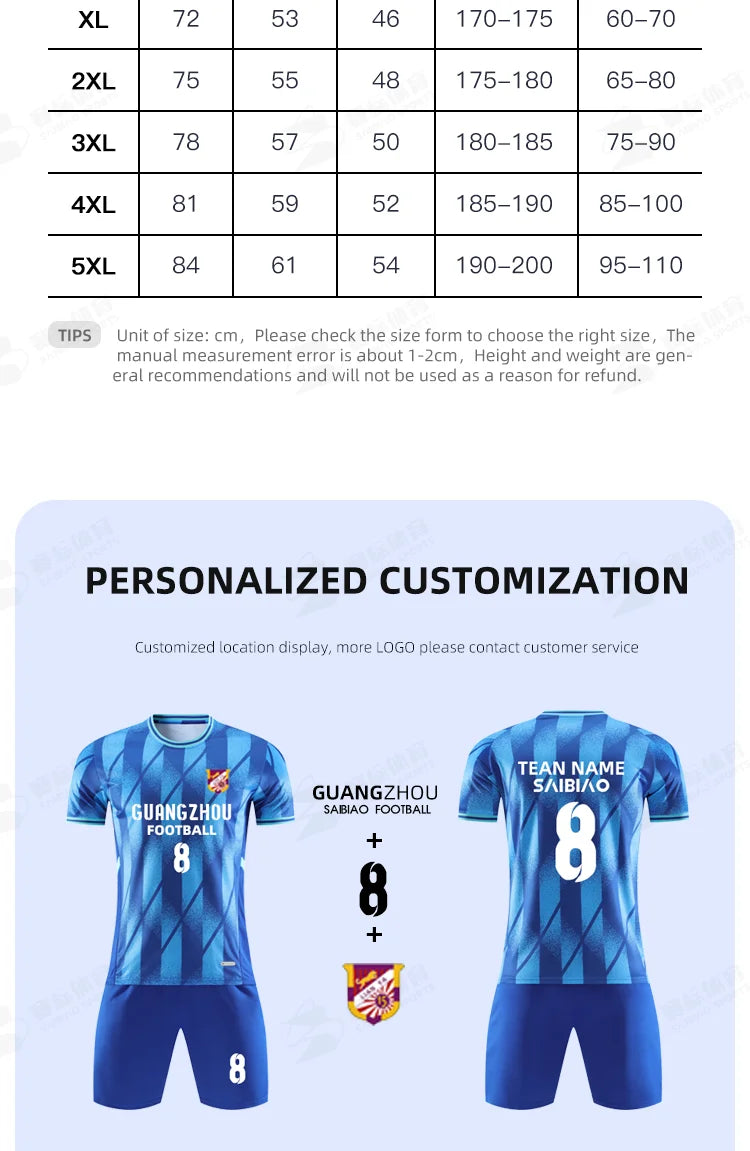 Adult Kids Customised Football Jerseys Soccer Uniform Mem Women Team Training Quick-Drying Sportswear  Futsal Tracksuit Outfit