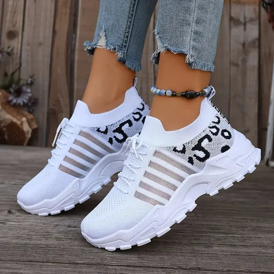 Leopard Print Women's Sneakers – Waterproof & Stylish The Clothing Company Sydney