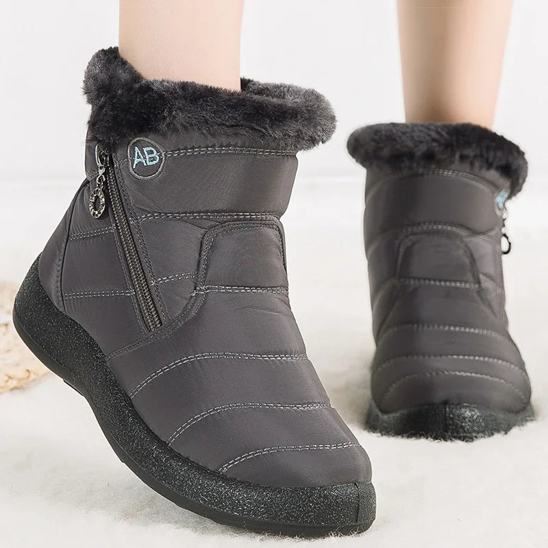 Women’s Winter Snow Boots – Warm Fur Ankle Shoes The Clothing Company Sydney