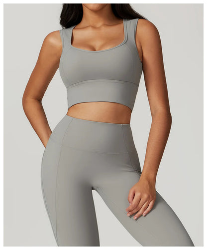 Women's Sports Bras Fitness Vest High Strength Sports Top Backless Yoga Bra Running Fitness Breathable Shockproof Yoga Bra The Clothing Company Sydney
