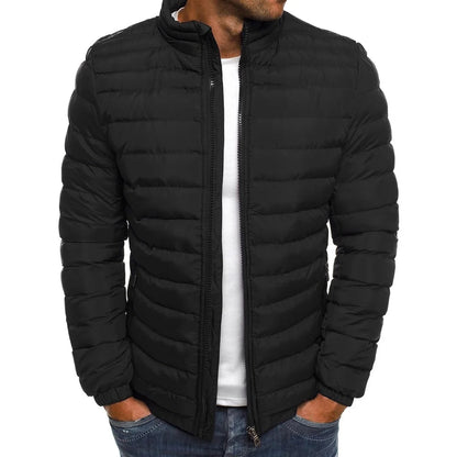 Men's Stand Collar Windbreaker Padded Down Jacket The Clothing Company Sydney