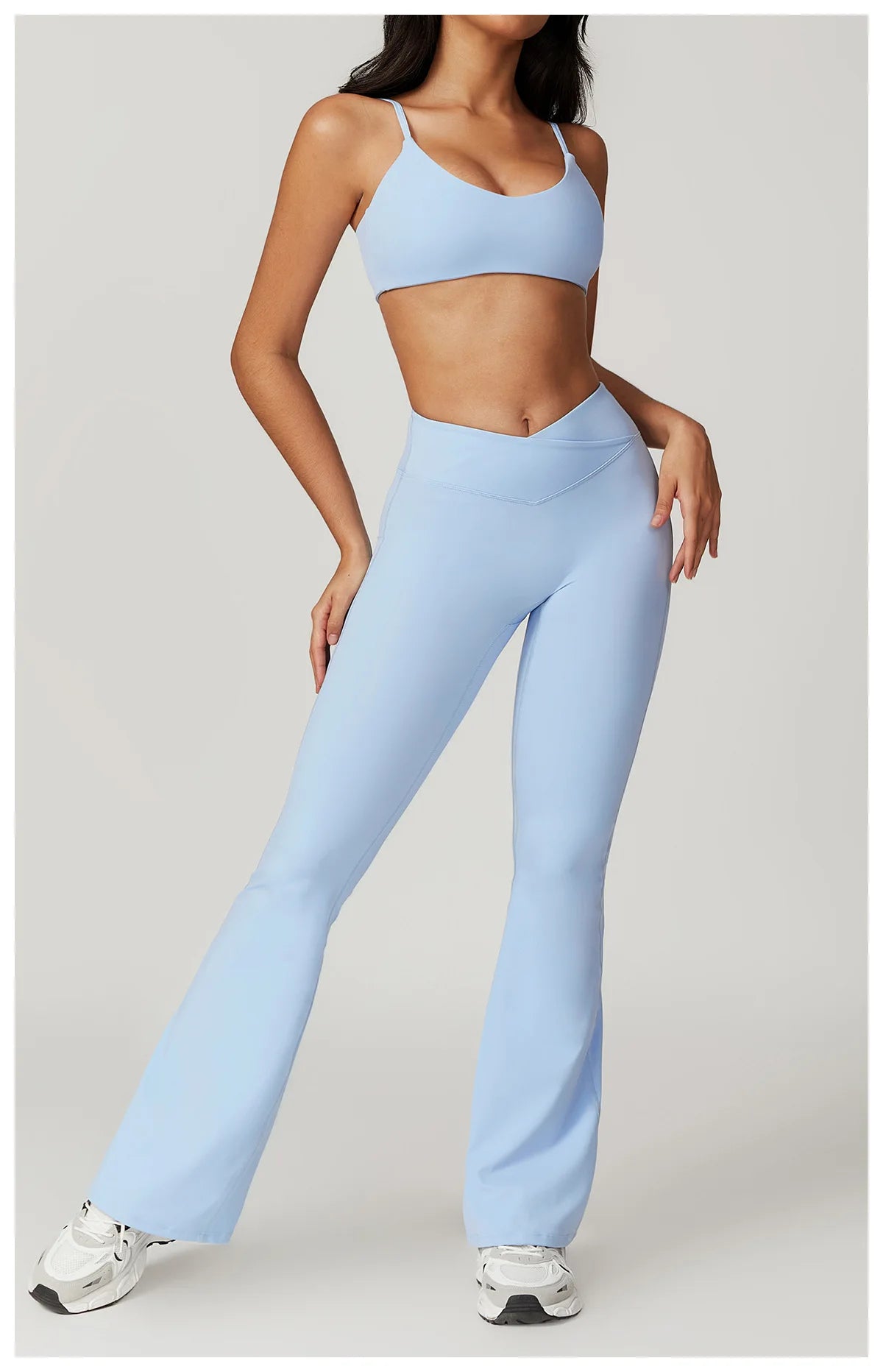 Women's Yoga Gym Activewear 2 Piece Set Sport Suit Workout Short Sleeve Crop Top High Waist Leggings Short Fitness Sports Wear