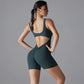 One Piece V Back Sports Jumpsuit Gym Romper Sleeveless Sportswear Bodysuit Women's Casual One-Piece Suit Yoga Clothing Set The Clothing Company Sydney