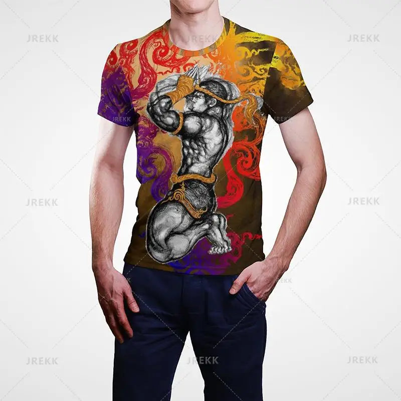 Men Women Kids Muay Thai Gym Graphic Thai Boxing Sports Printed T Shirts Streetwear Short Sleeves Quick Dry Top