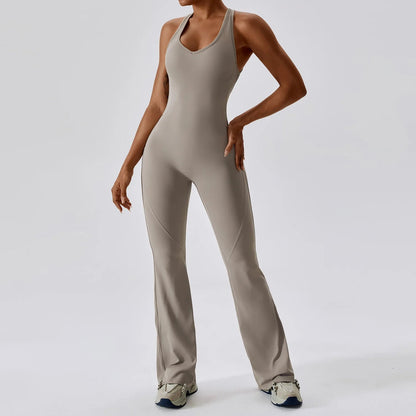 One Piece Yoga Jumpsuit Outfit Fitness Bodysuit Workout Clothes Sportwear Women's Buttock lifting Set Activewear The Clothing Company Sydney