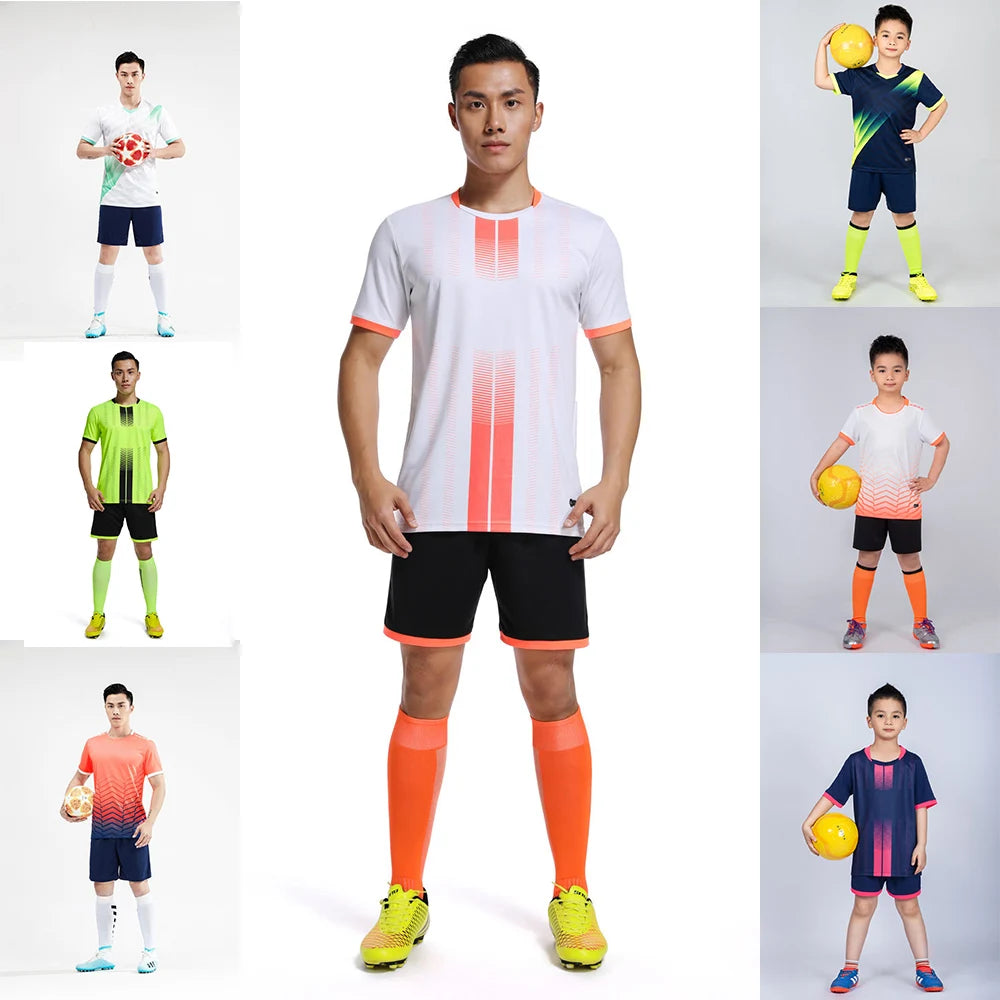 Adults Kids Football Jersey Men Soccer Uniforms Sports Clothes Women Futsal Sportswear Children Training Tracksuit Outfit The Clothing Company Sydney