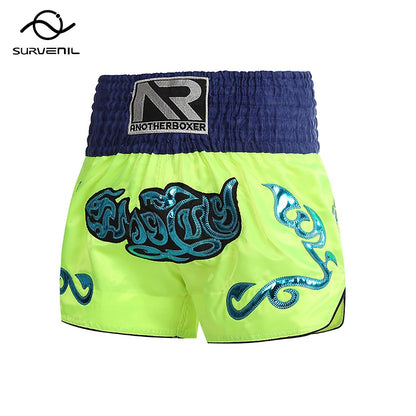 Muay Thai Shorts Embroidery Boxing Shorts Women's Men's Kids Kickboxing Fight Shorts Free Combat Grappling Martial Arts Clothing - The Clothing Company Sydney