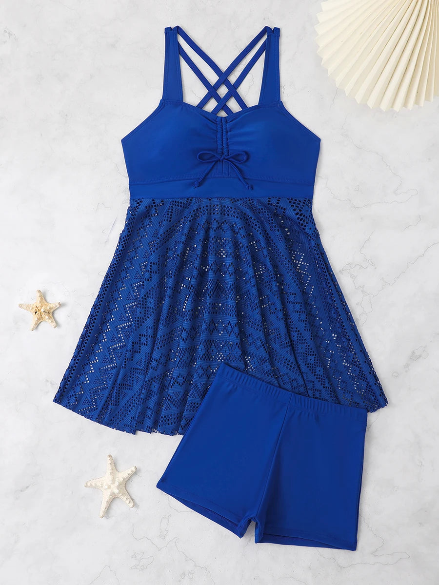 2 Piece Tankini & Beach Skirt Swimsuit Swimwear Bathers Bathing Swimming Suit Summer Beachwear - The Clothing Company Sydney