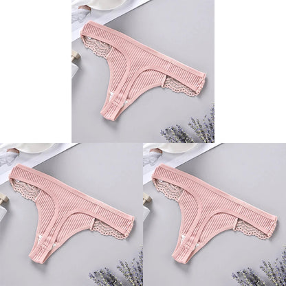 3 Pack Cotton Mix Antibacterial Women's Panties G-string Quick Drying Soft Underwear Breathable Panty The Clothing Company Sydney