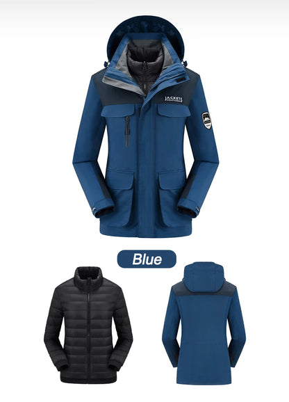 Ski Suit Snowboard Suits Women Windproof Waterproof Warm Thicken Snow Pants And Down Jacket Ski Clothes Set - The Clothing Company Sydney