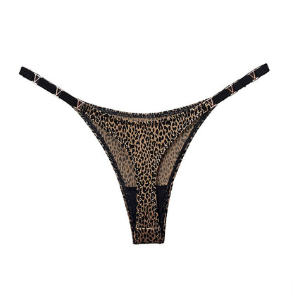 Women's Underwear Briefs Seamless Panties Zebra Flower Low Rise Luxury Metal Buckle G String Bikini Girls Female Panties Thong The Clothing Company Sydney