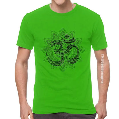 Men's Om Aum Symbol Print T Shirts Fashion T Shirts Cotton Oversized Tee Tops The Clothing Company Sydney