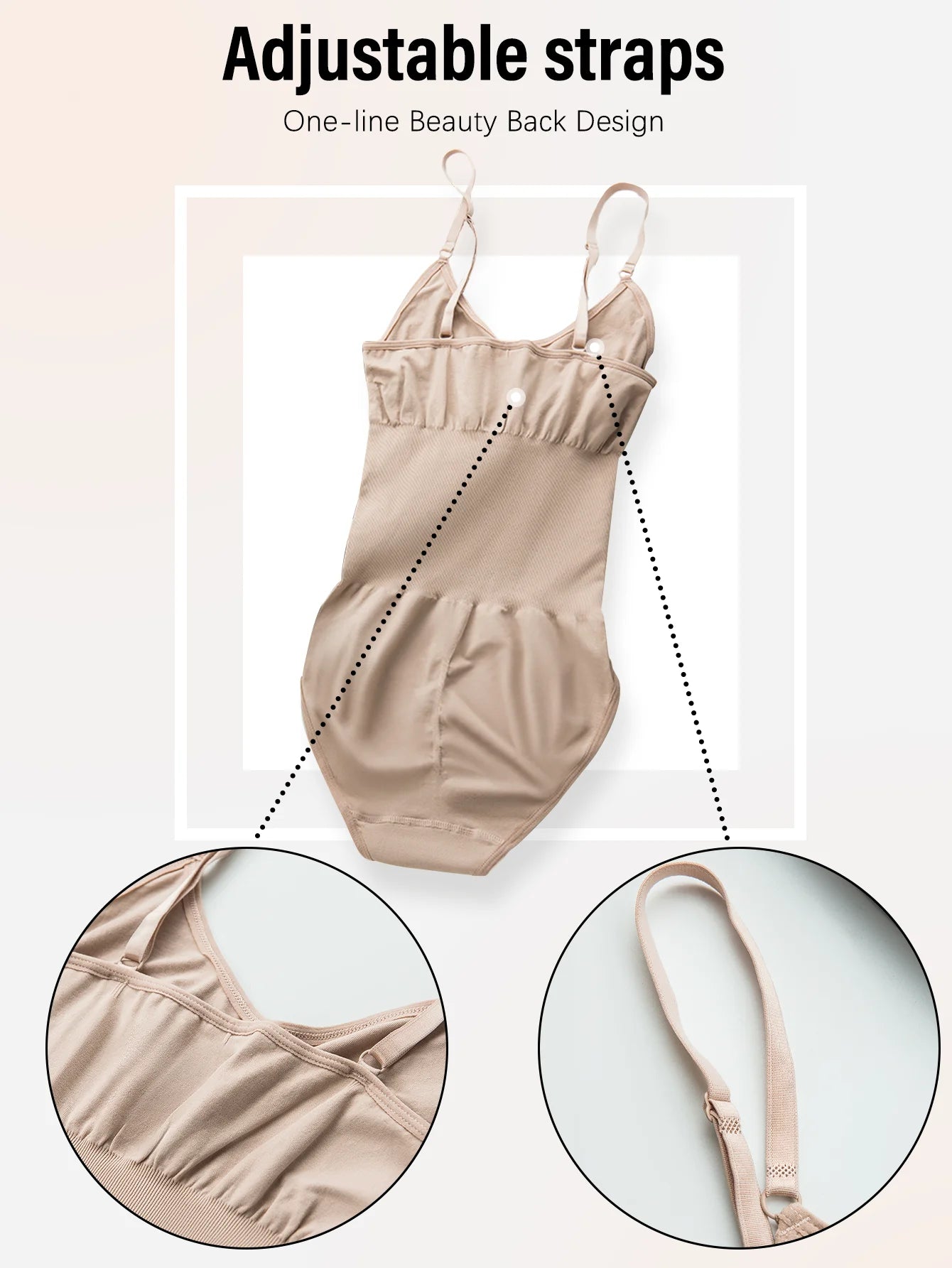 Women's Shapewear Seamless Full Body Shaper Smooth Out Bodysuit High Elastic Body Suits