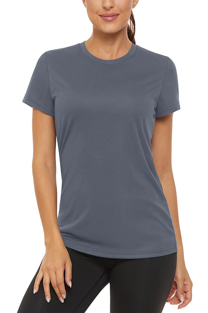 Summer Casual T-shirts UPF 50+ Quick Dry Womens Skin Sun Protection T-shirt Outdoor Running Swim Athletic T shirts Tops - The Clothing Company Sydney