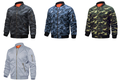 Winter Padded Bomber Jackets Outwear Men's Retro Pilot Jacket Coat Casual Baseball Jackets Varsity Jackets Streetwear - The Clothing Company Sydney
