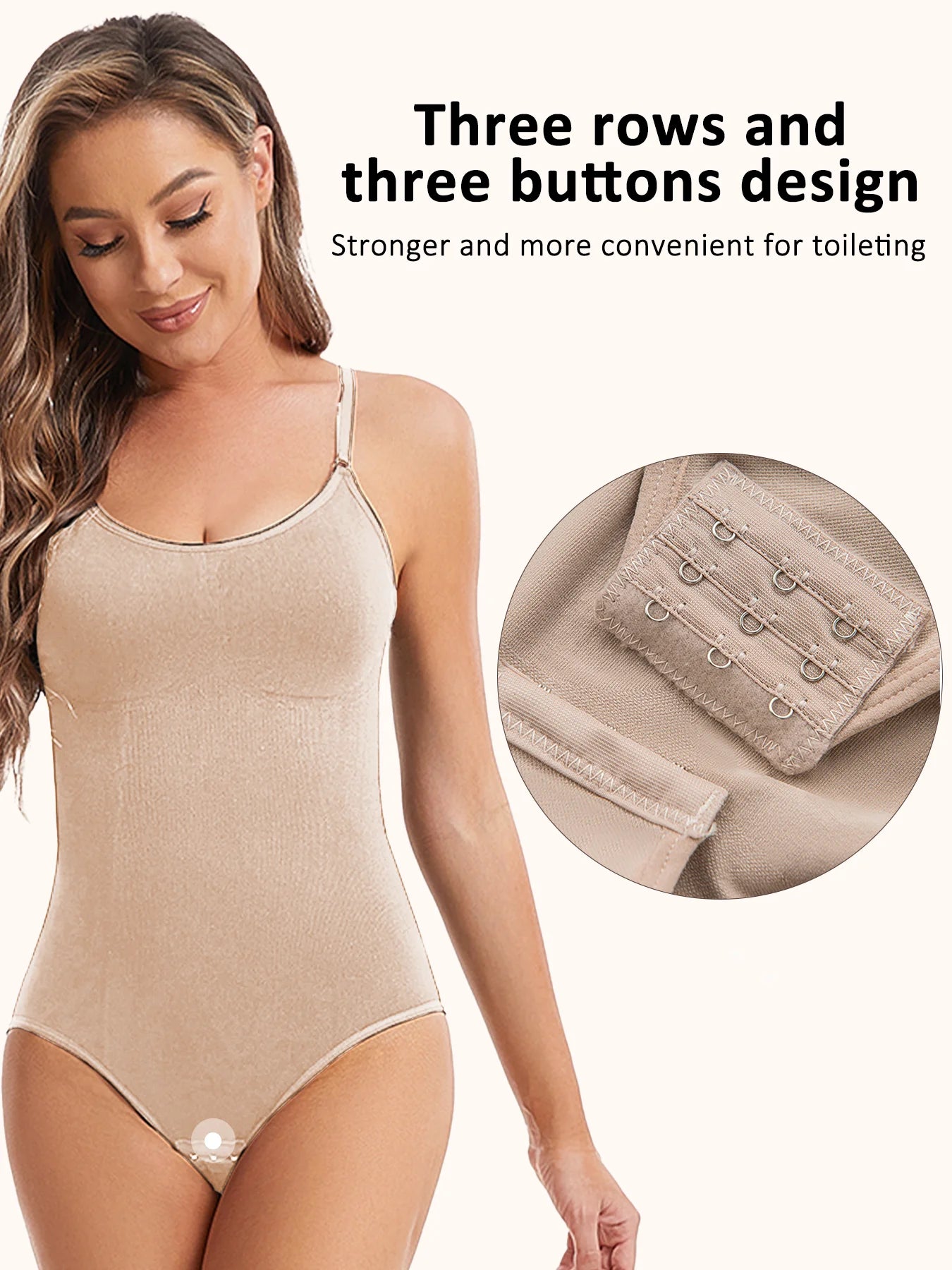 Women's Shapewear Seamless Full Body Shaper Smooth Out Bodysuit High Elastic Body Suits