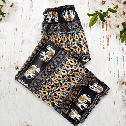 Harem Pants Men Women High Waist Outfits Elephant Thai Casual Clothing Wide Leg Hippie Yoga Lounge Pants The Clothing Company Sydney