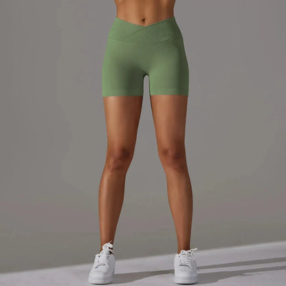 Women High Waist Workout Fitness Yoga Shorts Gym Push Up Yoga Leggings Scrunch Butt Seamless Sports Bike Shorts The Clothing Company Sydney