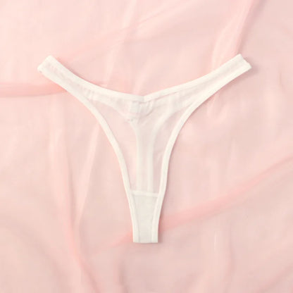 Seamless Thongs For Women Tiny Thong Lingerie Woman Translucent Mesh Strings Soft T-back Underwear T panties The Clothing Company Sydney