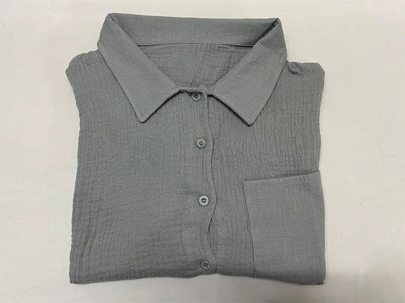 Summer Women's Suit Short Sets Outfits Suit Two Piece Button Up Matching Outfit Set - The Clothing Company Sydney