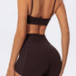 2 Piece Sports Suit Women Half Zipper Long Sleeves Slim Yoga Set Flared Activewear Gym Workout Sportswear The Clothing Company Sydney