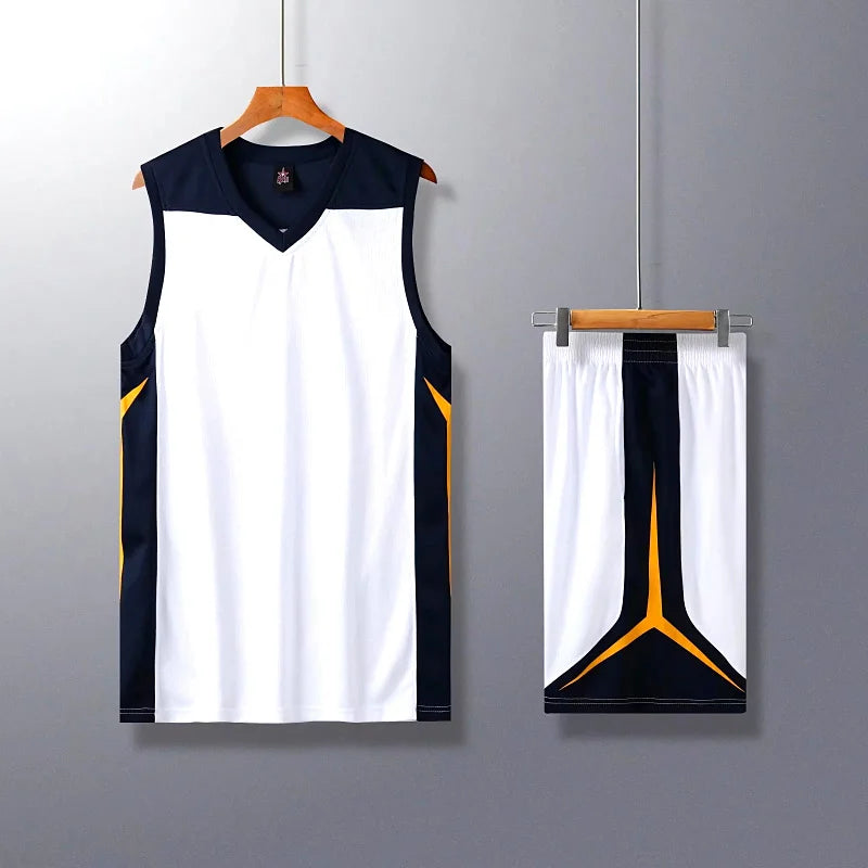 2 Piece Sportswear Basketball Jersey Shorts Set Blank custom Men Women Kids Basketball Uniforms - The Clothing Company Sydney