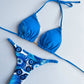 2 Piece Halter Micro Bikini Thong Swimsuit Women's Swimwear Bandage Brazilian Bathing Suit - The Clothing Company Sydney