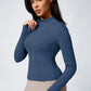 Women's Zipper Turtleneck Sports Long-Sleeve Sports Top, Gym Wear Ladies' Sportswear for Indoor Outdoor Jacket The Clothing Company Sydney