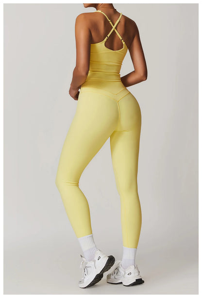 2 Piece Sportswear Women Yoga Set Gym Clothes Suits Fitness Set Tracksuits Sports Bra Gym Leggings - The Clothing Company Sydney