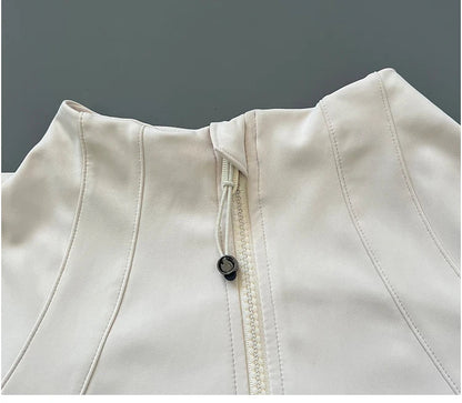 Women Slim-Fit Zipper Yoga Wear Long Sleeve Jackets The Clothing Company Sydney