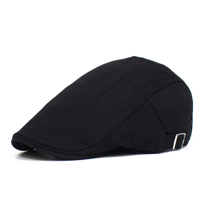 Classic Newsboy Cotton Blend Ivy Flat Brim Adjustable Beret Hat Cap The Clothing Company Sydney