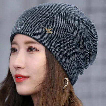 Unisex Warm Winter Hat Fashion Men & Women Thick Knitted Hat Outdoor Sports Ski Beanie Hats - The Clothing Company Sydney