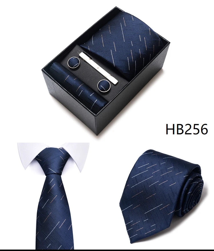 7.5 cm Business Ties Hanky Cufflink Set Tie Clips Green Necktie Corbatas For Men Wedding In Gift Box The Clothing Company Sydney