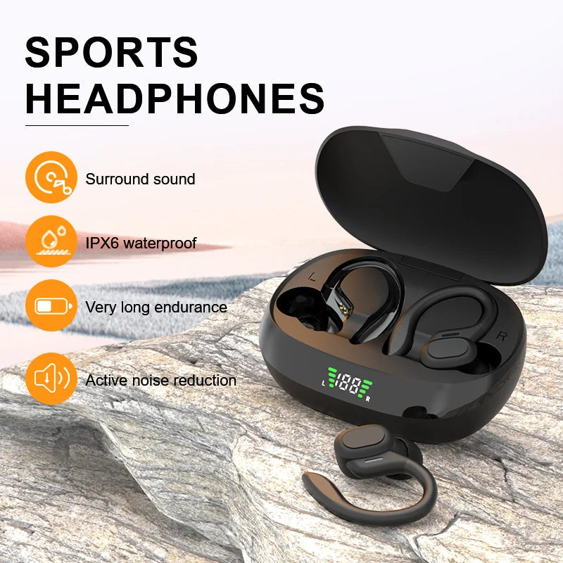Original SP16 Wireless Earphones Ture Wireless Earbuds Ear hook Sports HiFI Stereo Waterproof Headset With Mic TWS Headphone The Clothing Company Sydney