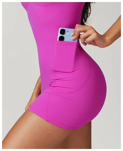 Women's Cross Strap Romper Backless Set Fitness Bodysuit Sportswear Gym Clothes Jumpsuit One-piece Playsuit Yoga Suit - The Clothing Company Sydney