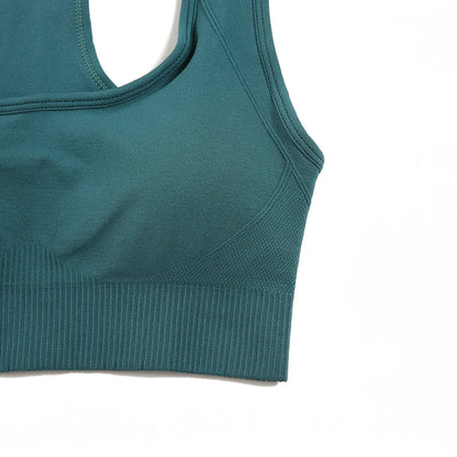 Tank Top Women's Gym Yoga Bra Padded Sports Bra Removable Workout Push Up Crop Top Fitness Bra Athletic Sportswear The Clothing Company Sydney