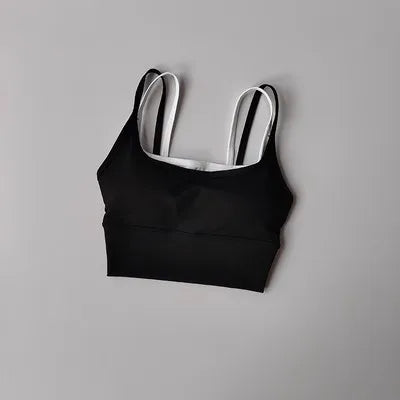 Shockproof Sports Bra Womens Slim Elastic Fitness Underwear  Gym Breathable Yoga Crop Top Sportswear The Clothing Company Sydney