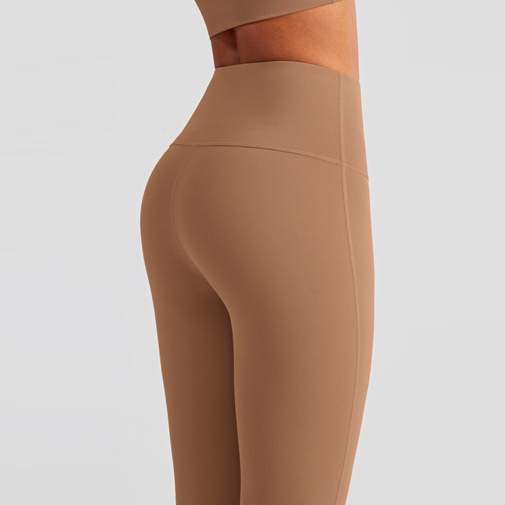 Lycra Peach Buttocks Leggings Women Yoga Pants Nude High Waist Fitness Leggings Push Up Tights Woman Gym Sports Running Pants The Clothing Company Sydney