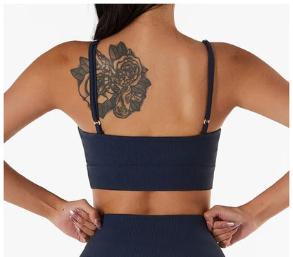 Seamless Yoga Set Gym Suits With Shorts Crop Top Bra Women's Shorts 2 Piece Set Running Workout Outfit Fitness Clothing The Clothing Company Sydney