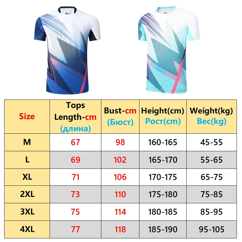 Unisex Badminton Tennis Shirts Gym Sports Short Sleeves Outdoor Training Jerseys Running Workout 3D Print Tee The Clothing Company Sydney
