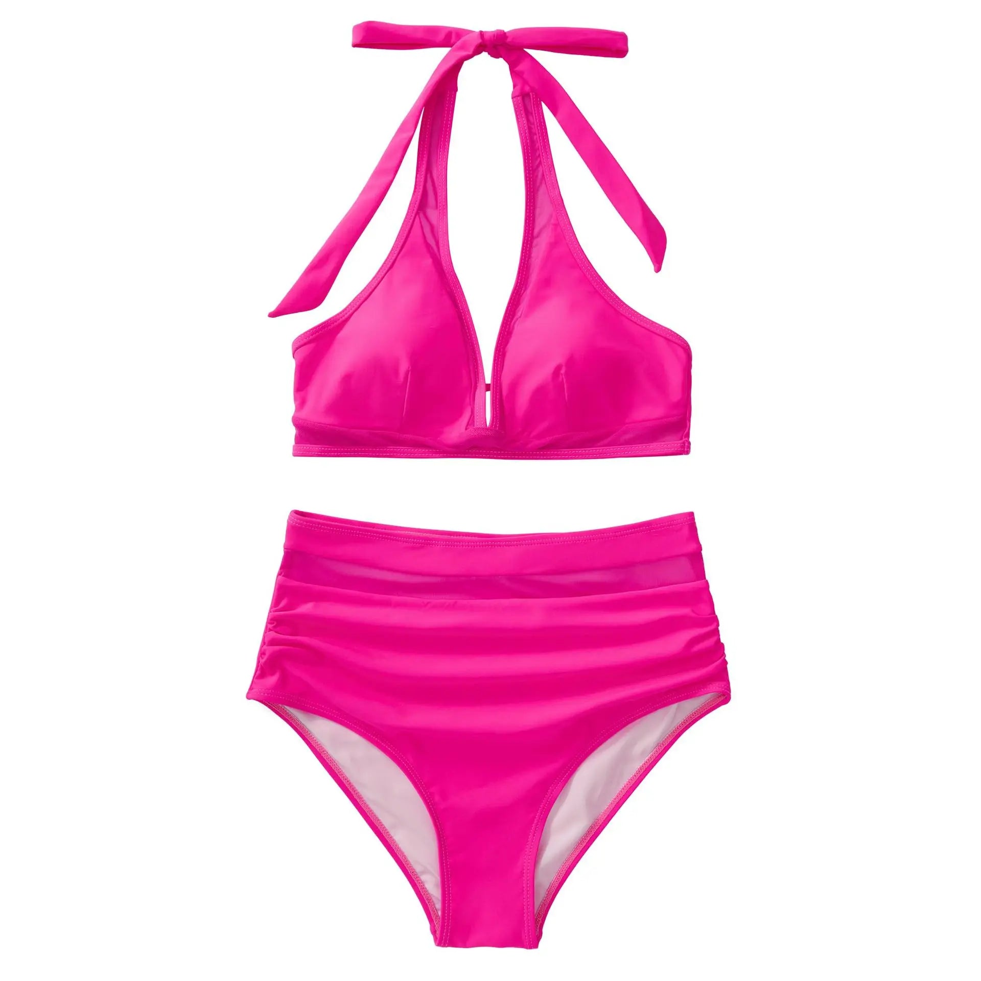 High Waist Push Up Swimsuit Women Black Beachwear Swimwear Adjustable Bathing Suit Bikini Set The Clothing Company Sydney