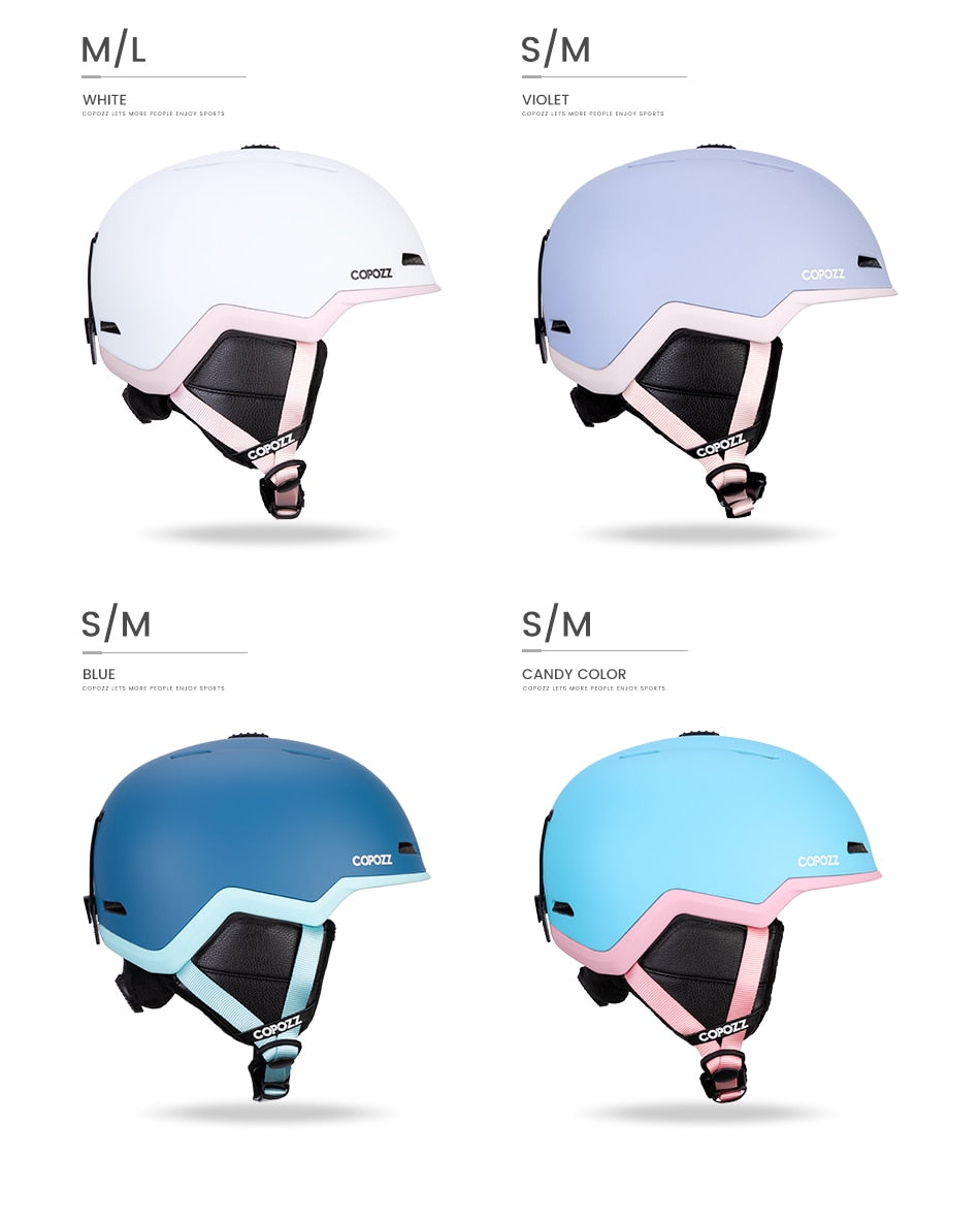 Female Male Ski Helmet Half-covered Anti-impact Snowboard Helmet For Adult and Kids Safety Ski Skateboard Skiing Helmet The Clothing Company Sydney